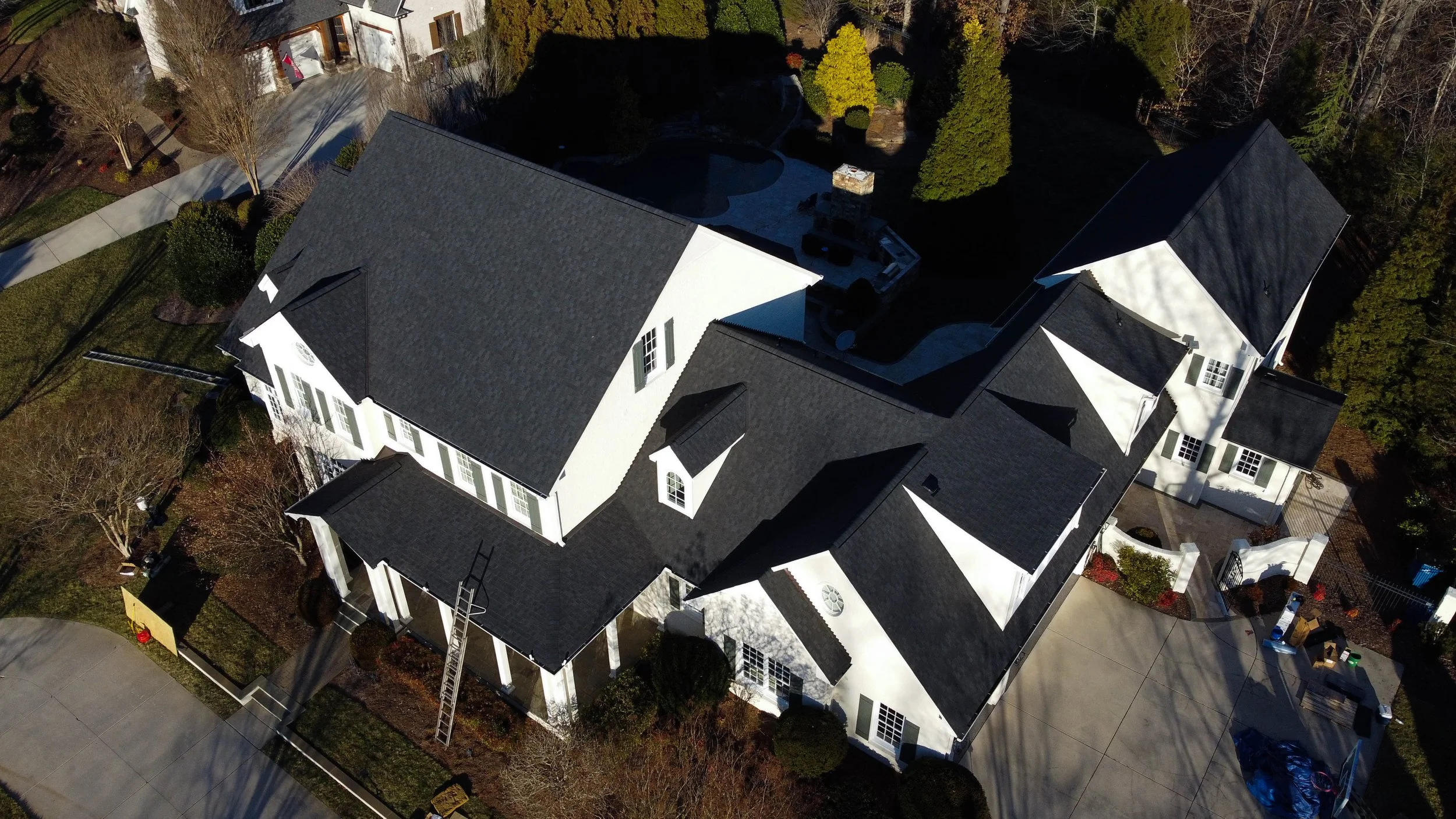 SmithRock Roofing — Summerfield - Roofing drone photography in Summerfield, NC